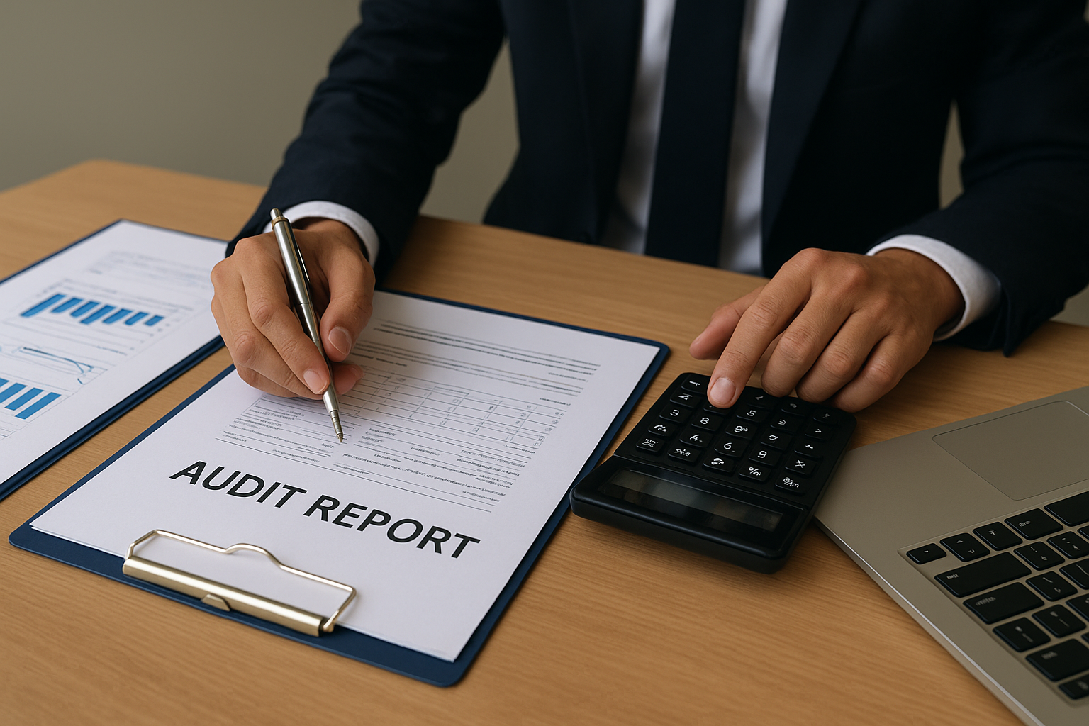 Documentos e finanças sobre a mesa